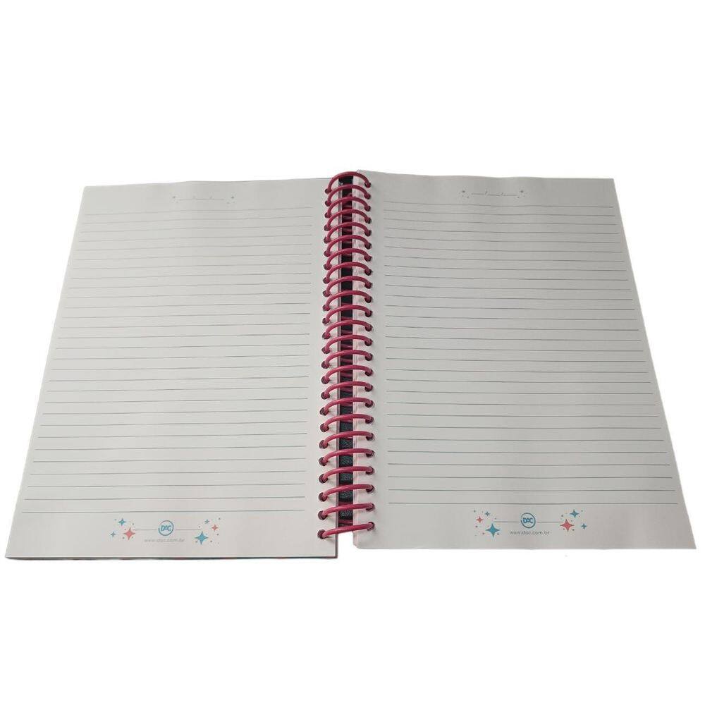 Caderno Colegial 10 Materias Elastico Pop 160 Folhas Dac
