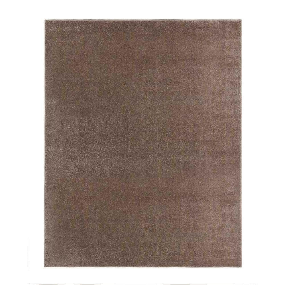 Tapete Para Sala Realce Liso 35 Taupe 1,50x2,00m