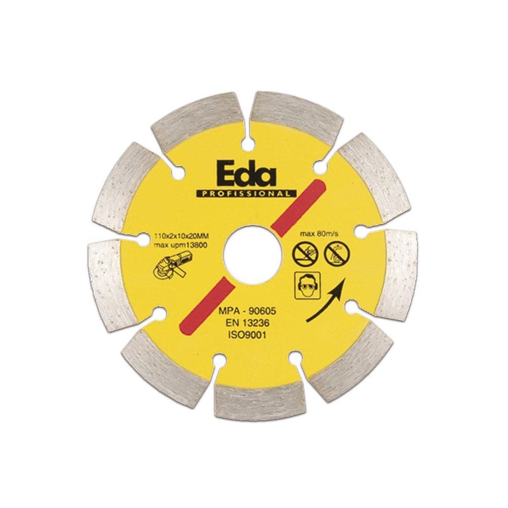 Disco Diamantado Segmentado  110Mm 8Qy Eda