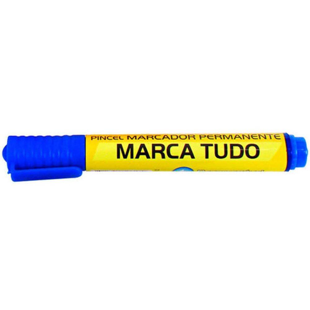Pincel Marcador Marca Tudo Azul 5Mm
