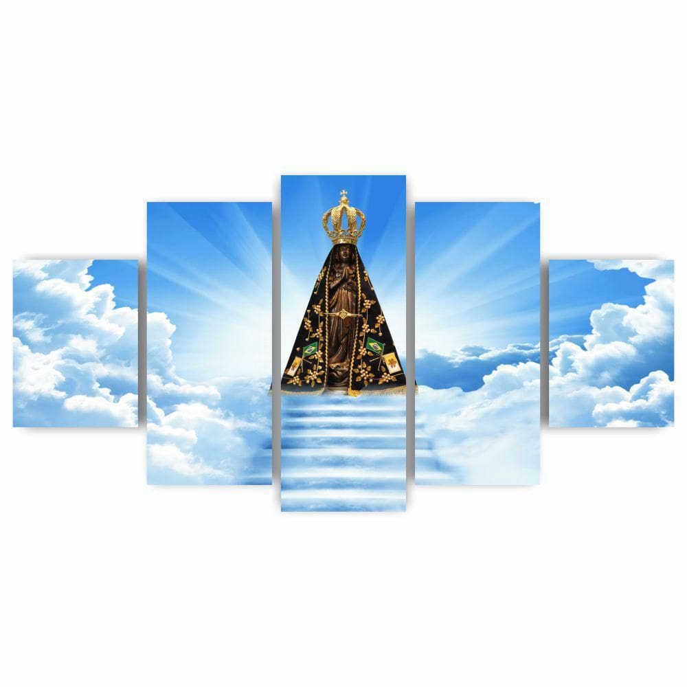 Quadros Decorativos Mosaico Mdf Nossa Senhora Aparecida 115X