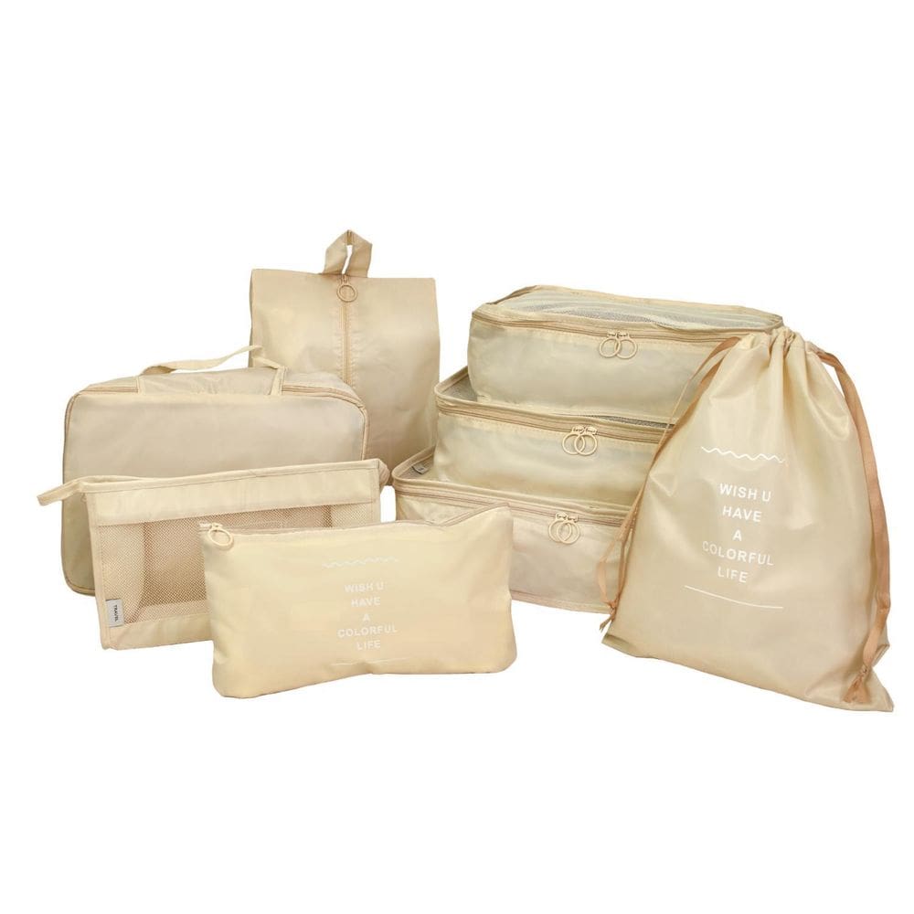 Organizador Necessaire Mala Viagem Kit 8 Peças Coleção