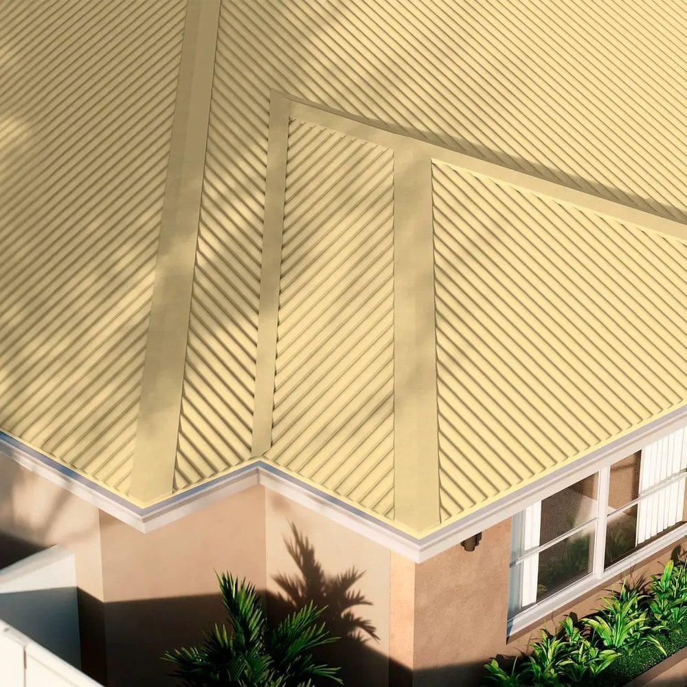 Cumeeira Dentada para Telha Ondulada Isolamento Térmico em Pir Ap 15mm Semi-sanduíche 3,00m