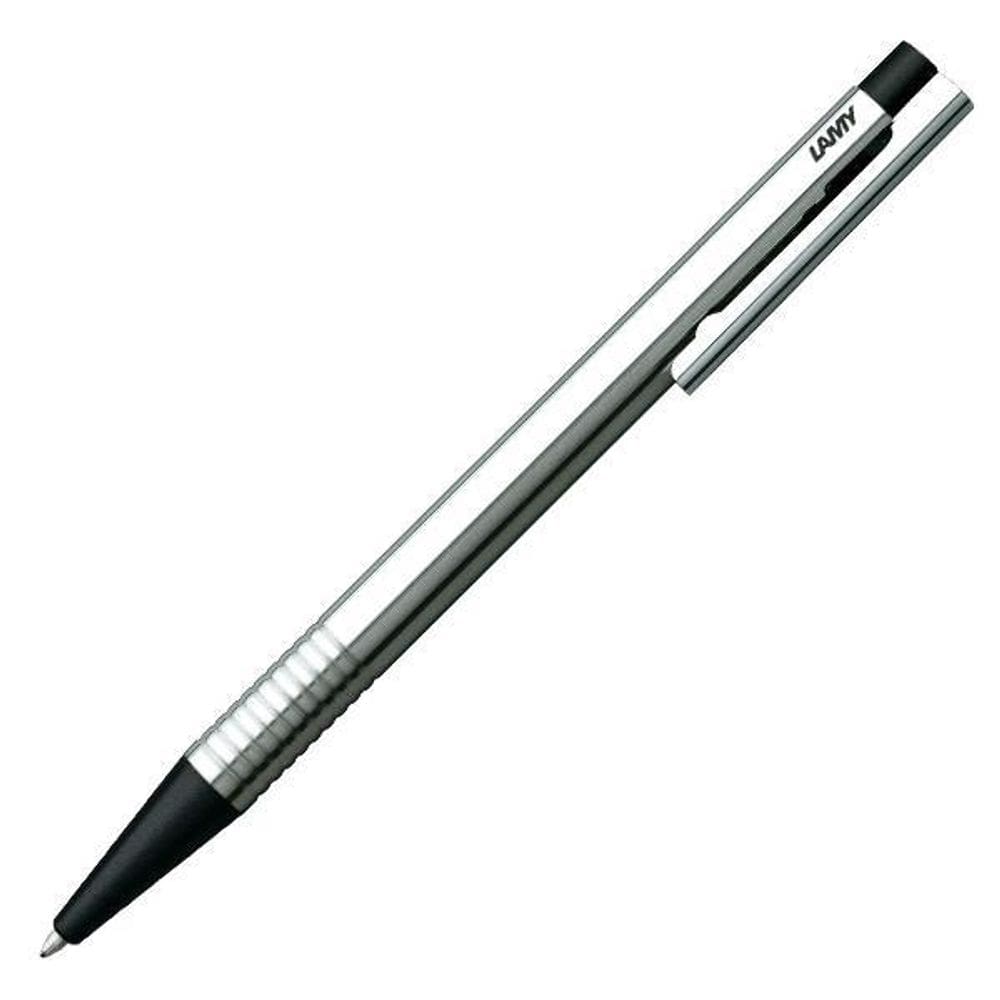 Caneta Esferográfica Lamy Logo Aço Inoxidável Preto