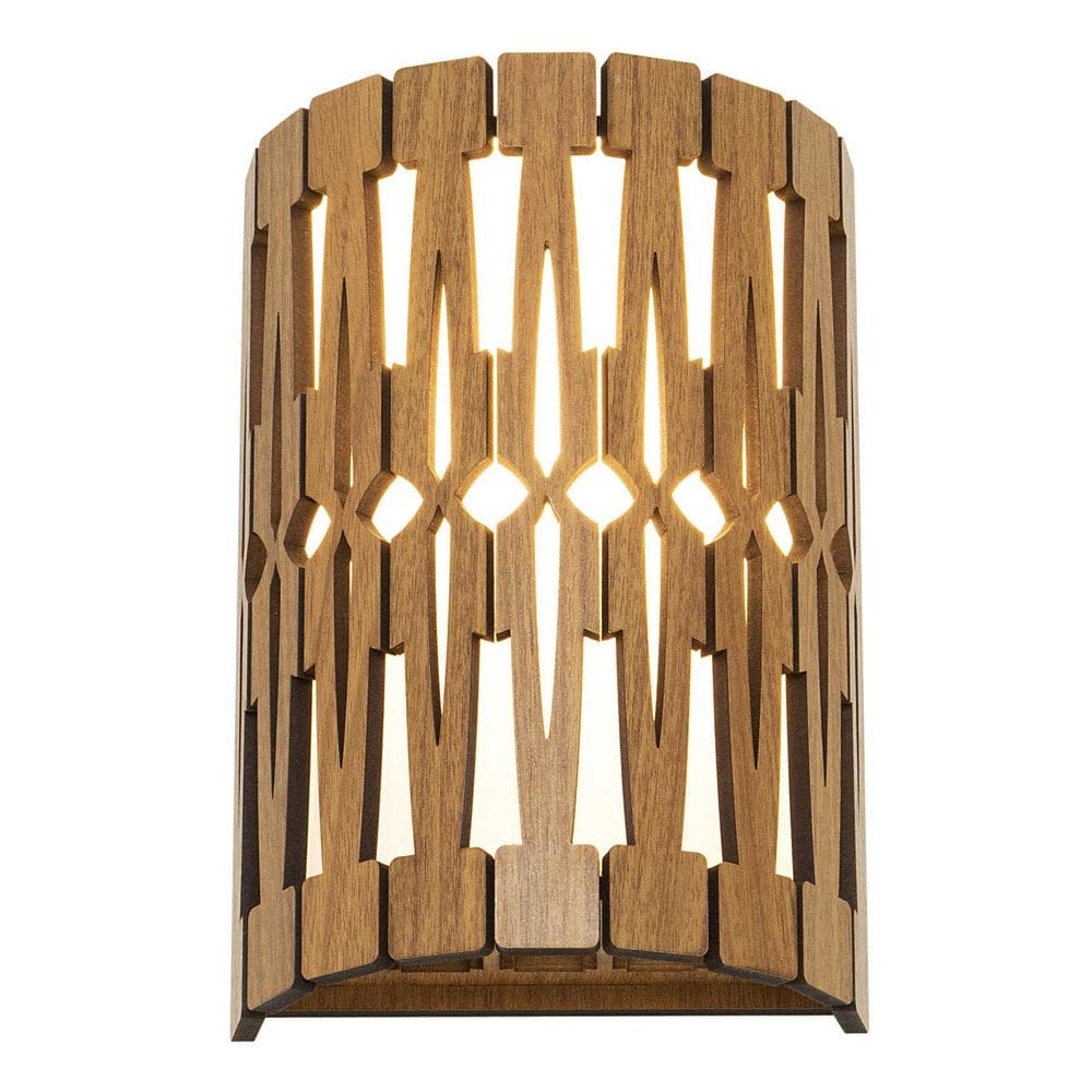 Arandela Luminária Decorativa Madeira Ubatuba Red