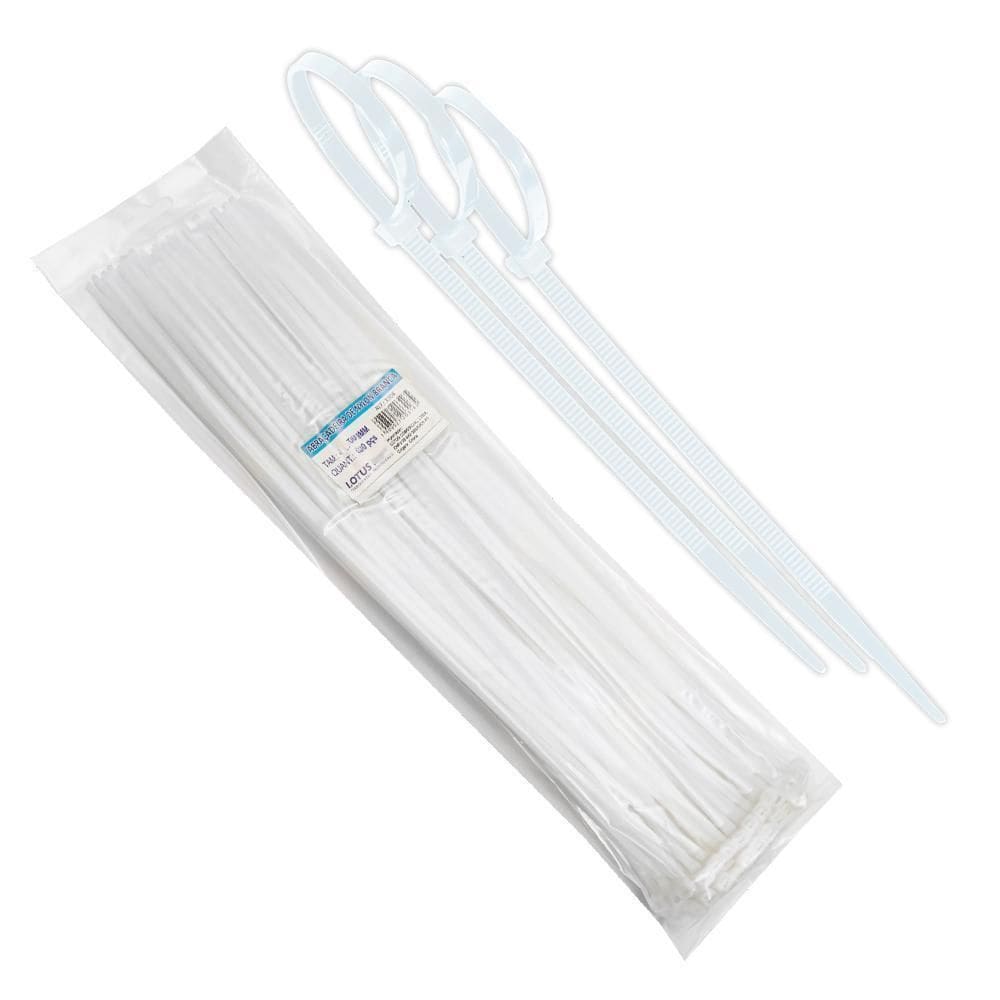 Abraçadeira Nylon Branca 8,7X1020 C/25 Lotus 25/1