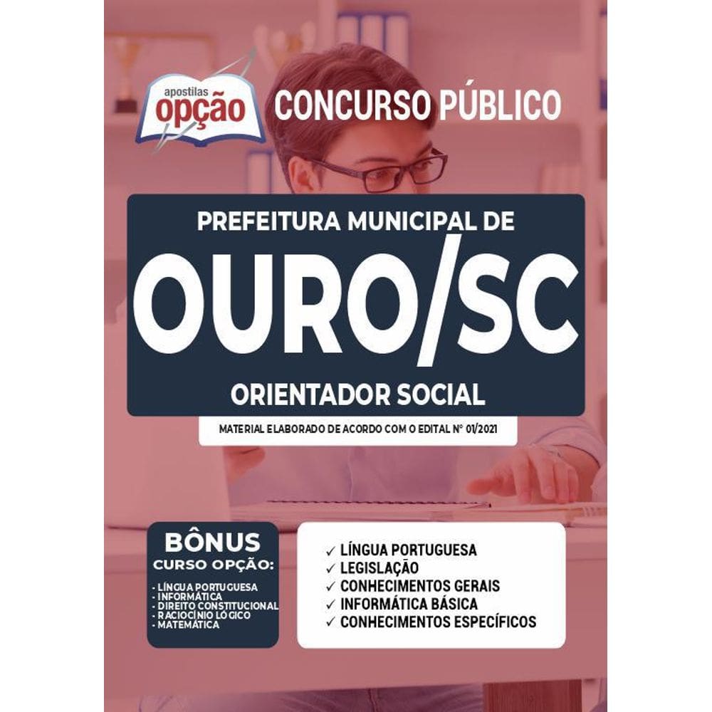 Apostila Concurso Ouro Sc - Orientador Social