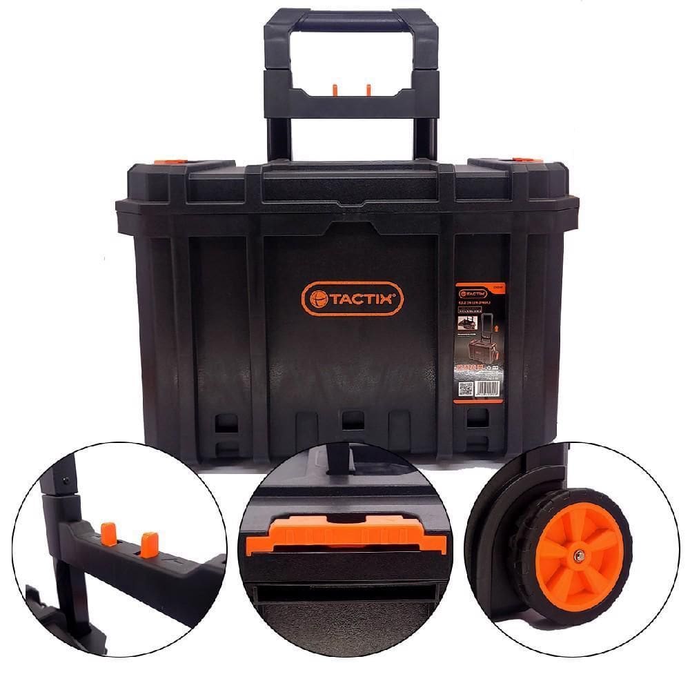 Caixa De Ferramentas Modular Com Rodas  583,0003  - Tactix