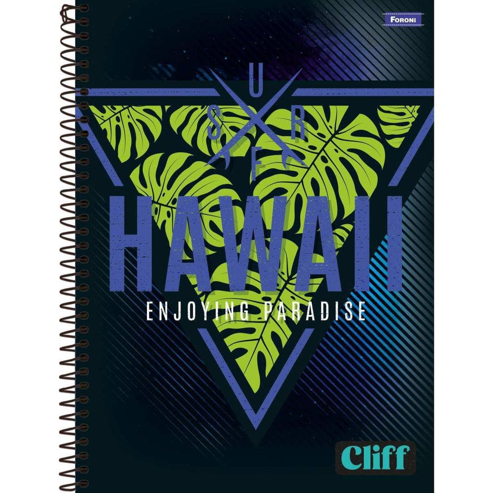 Caderno 01X1 Capa Dura 2021 Cliff Masculino 80 Folhas
