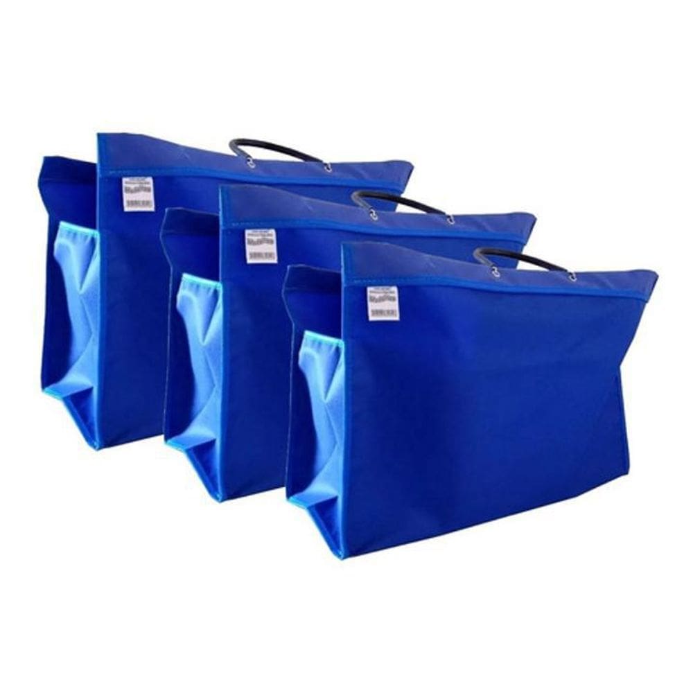 Sacola Lona Feira Média 34X48X21Cm Medeiros  3 Unidades