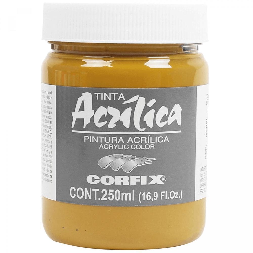 Tinta Acrílica Corfix Amarelo Indiano 52 G1 250Ml