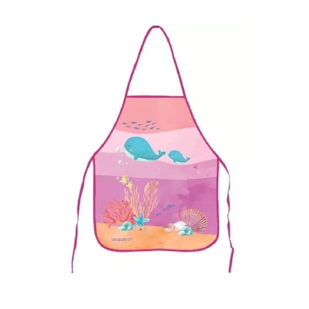 Avental Infantil Fundo Do Mar