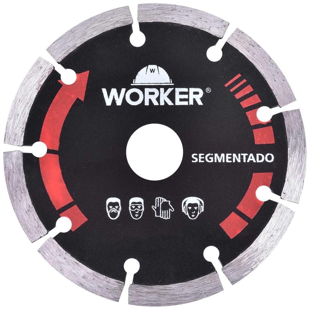 Disco Diamantado 125mm WORKER - Corte Seco ou Refrigerado