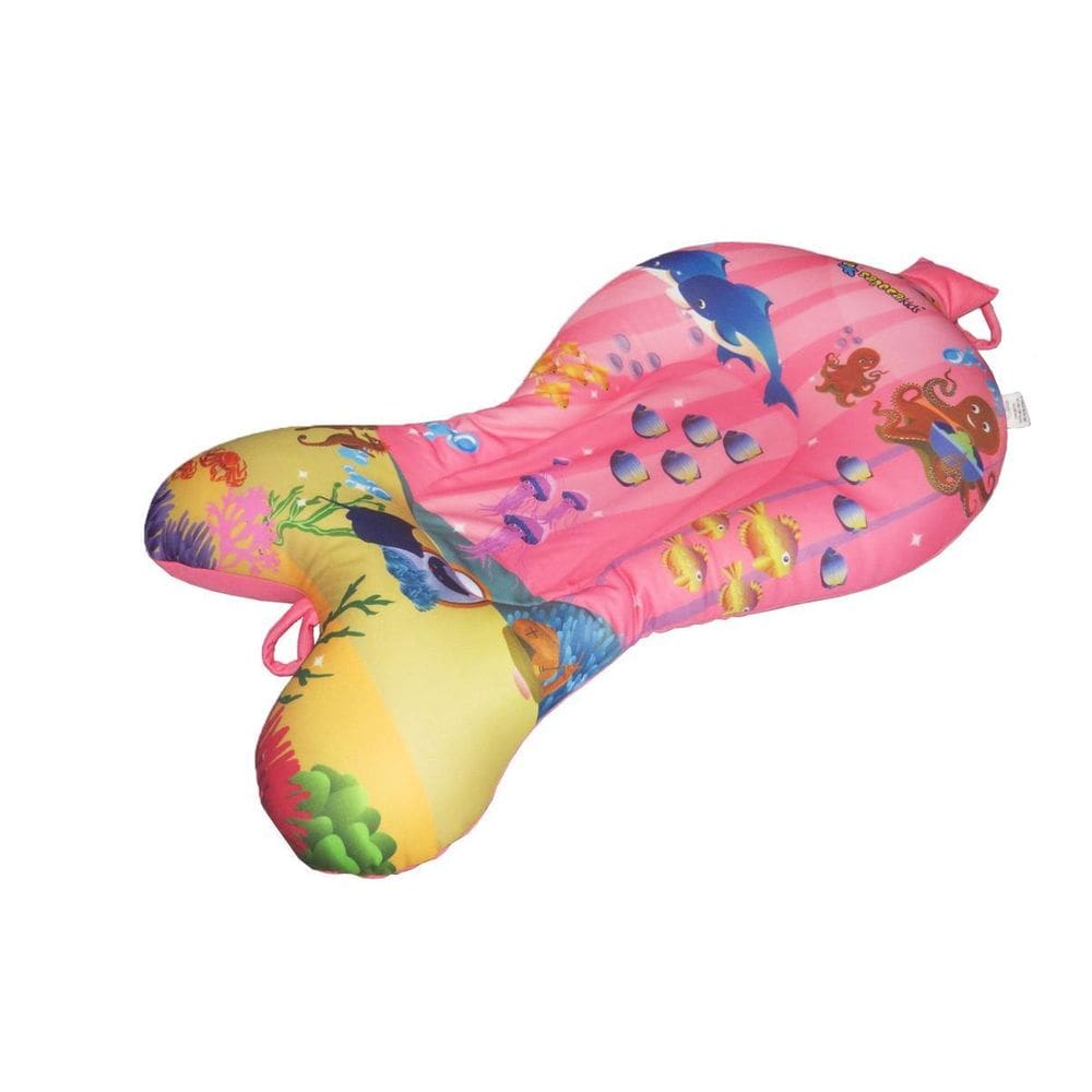 Almofada Para Banho Bebê Para Banheira Macia Rosa Estampada