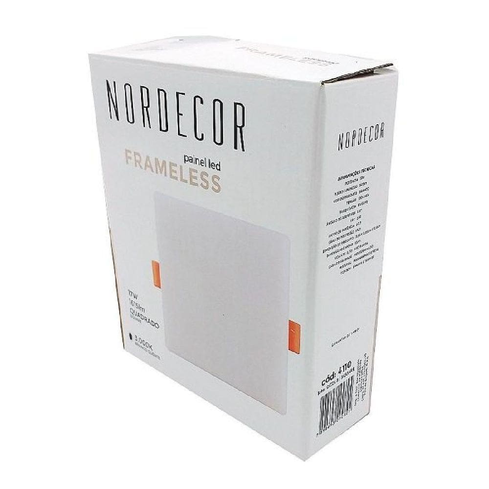 Painel Plafon Led Quadrado 32W 4000K Bivolt 22X22Cm