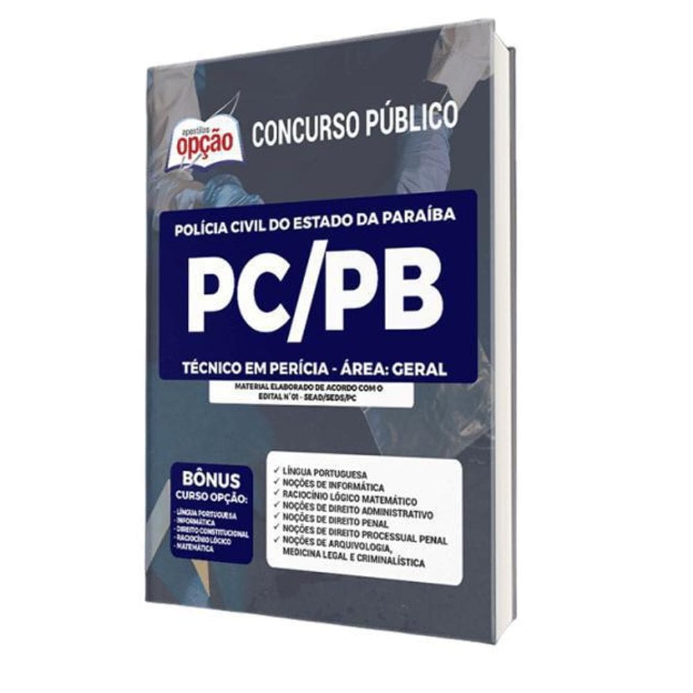 Apostila Pc Pb - Técnico Em Perícia - Área Geral