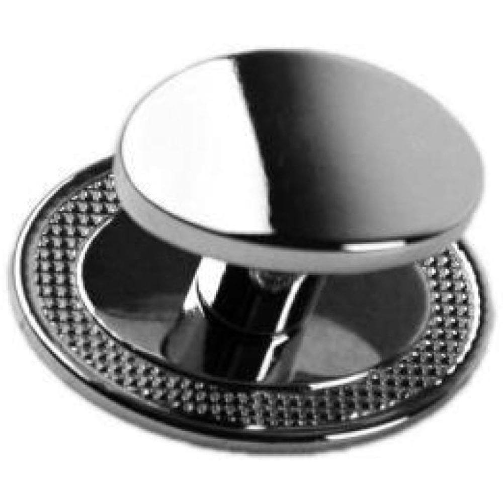 Puxador Zen Beetle Base Granada Cromado 40x30mm