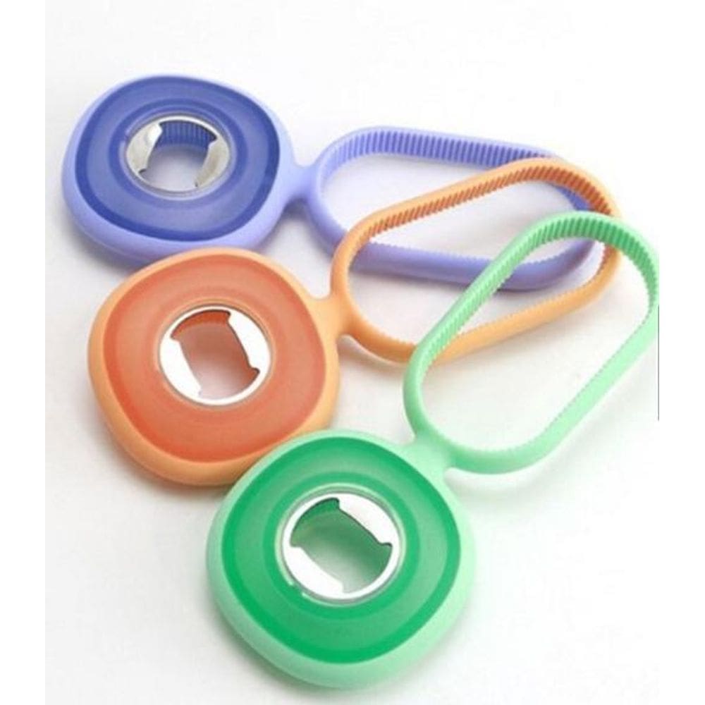 Abridor De Garrafas Multifunções 3 Em 1 De Silicone Ke Home