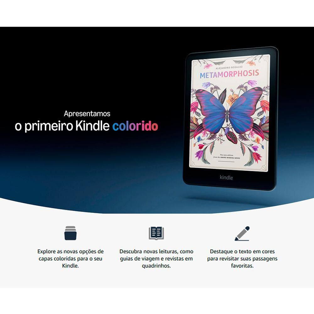 Amazon Kindle Colorsoft Signature Edition com Tela 7,05&quot