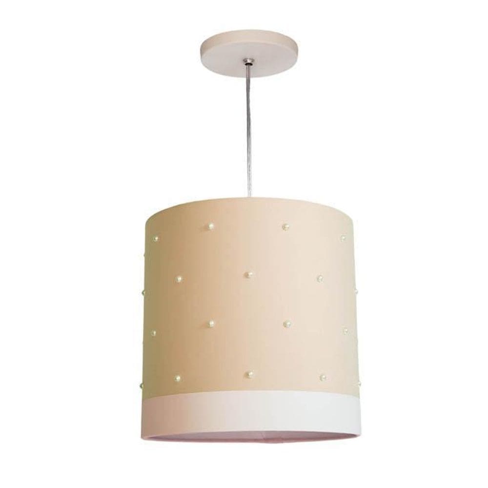 Lustre Pendente Infantil Pérolas - 25X25 Cru