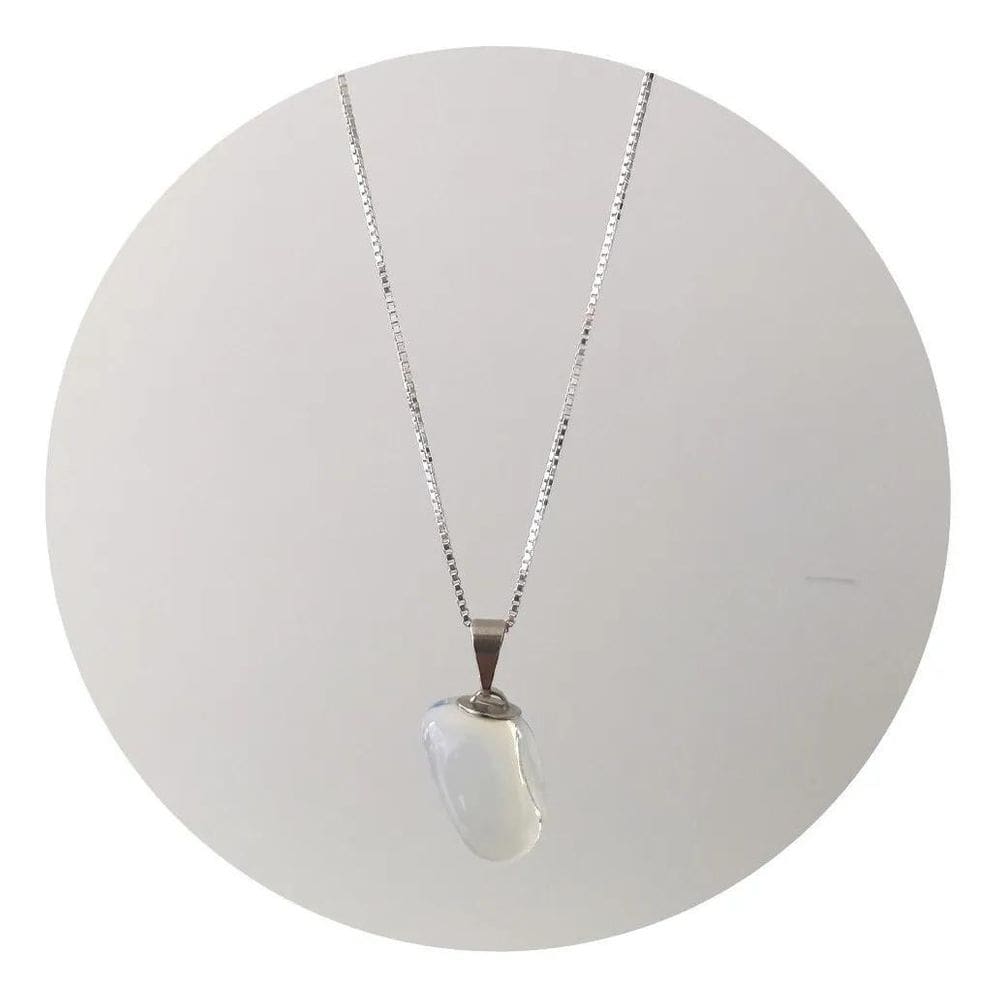 Colar Pedra Tranparente Natural E autêntica - Ponte Vecchio