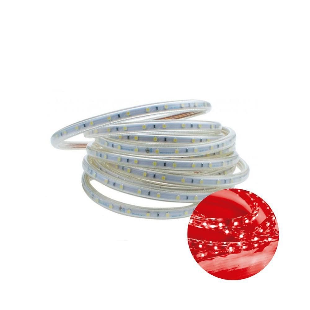 Kit 2 Metros Fita Led Taschibra 5W/M Ip67 Vermelha 220V