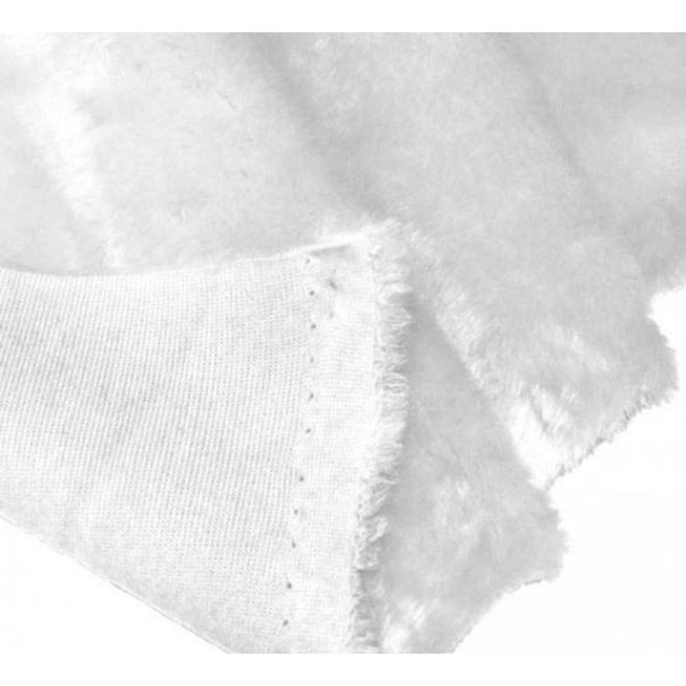 Kit 4 Tecido Pelúcia 30X30 Pele Chinelos Pantufas Ursinho