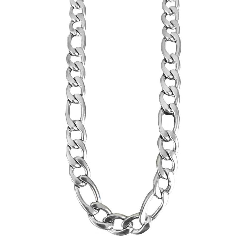 Colar Masculino de Aço Inoxidável Elo 3x1