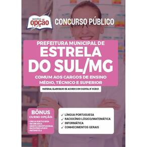 Apostila Estrela Do Sul Mg - Ensino Médio Técnico E Superior