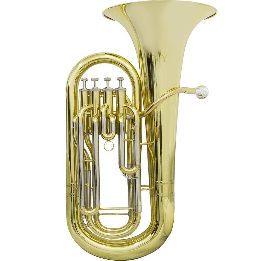 Bombardino Euphonium 4 Chaves Ep 340 Laqueado Dourado Case