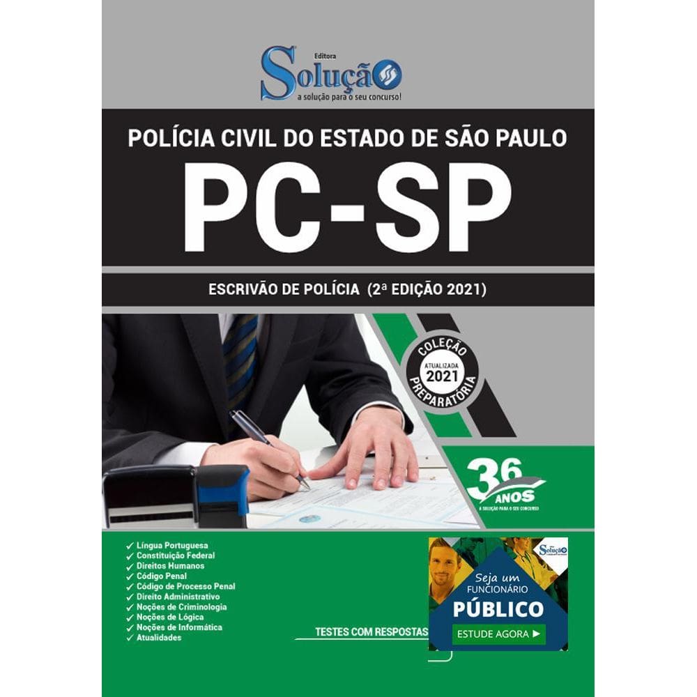 Apostila Pc Sp - Escrivão De Polícia