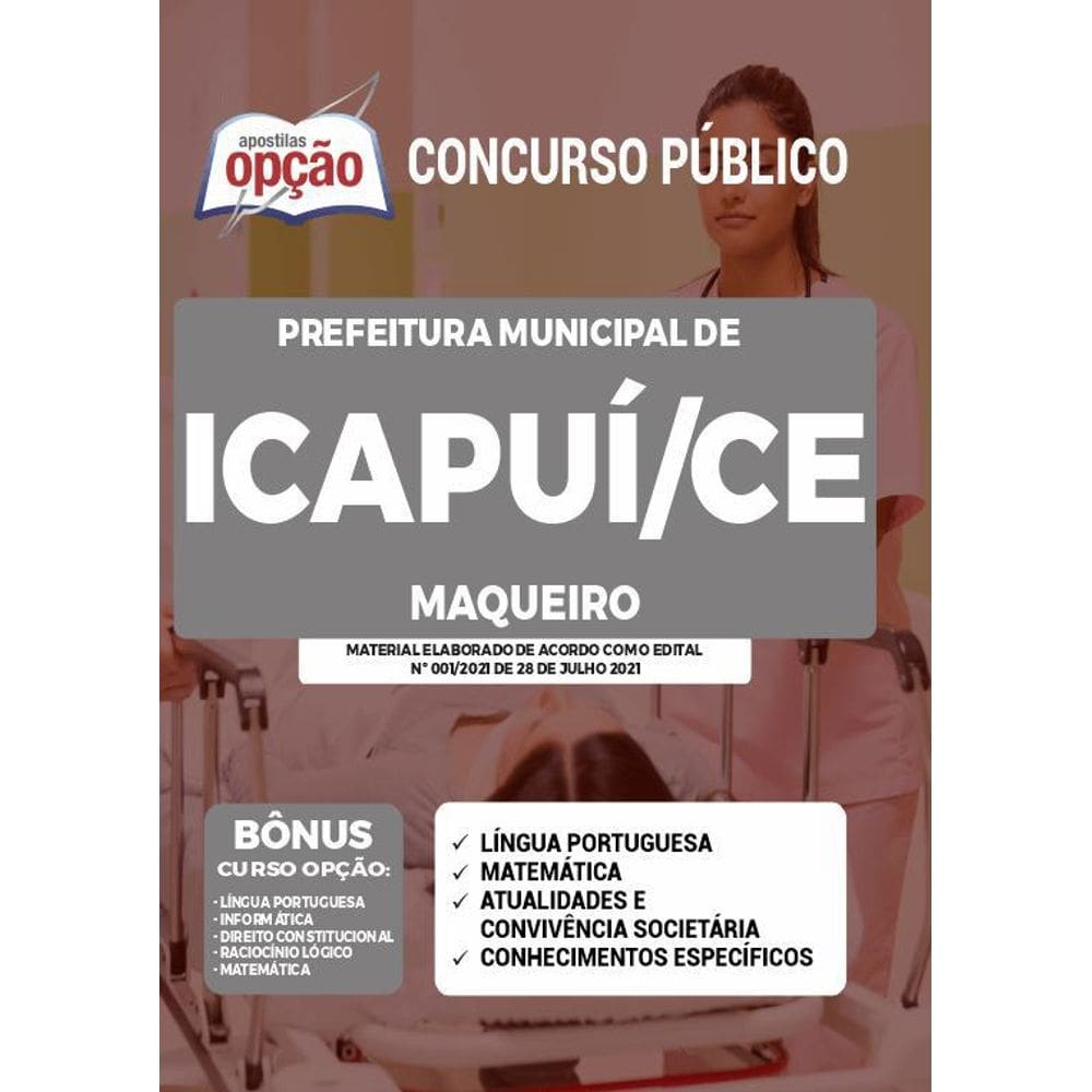 Apostila Concurso Icapuí Ce - Maqueiro
