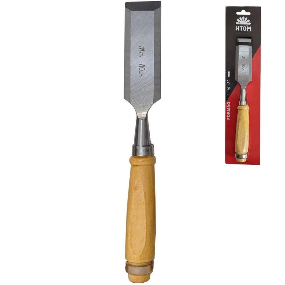 Formão Para Entalhe 1-1/4 Pol. 32Mm Aço Forjado