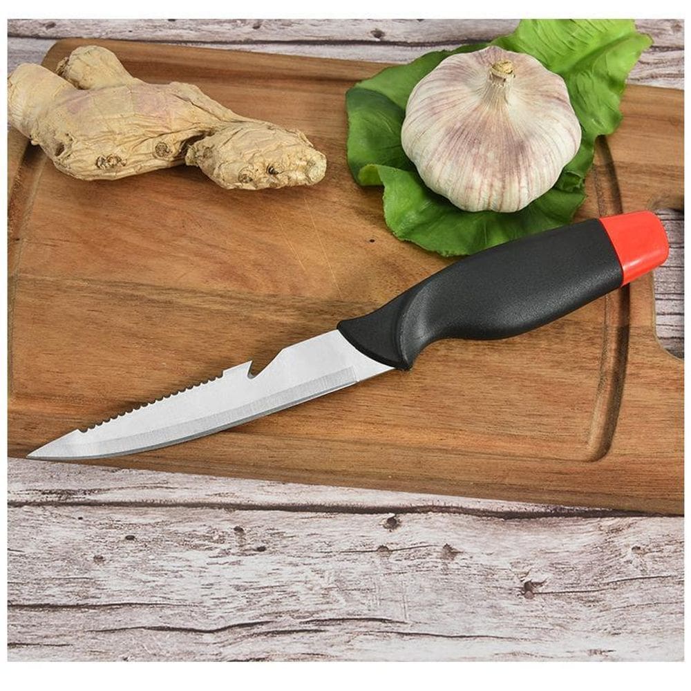 Faca Flutuante Cozinha Churrasco Pesca Esporte Camping 25Cm