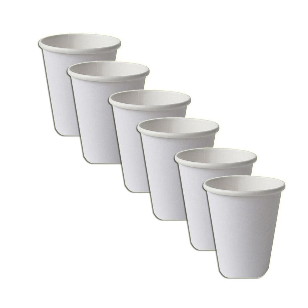 Copo De Papel Branco 120Ml Biodegradável 55 U - Kit 6