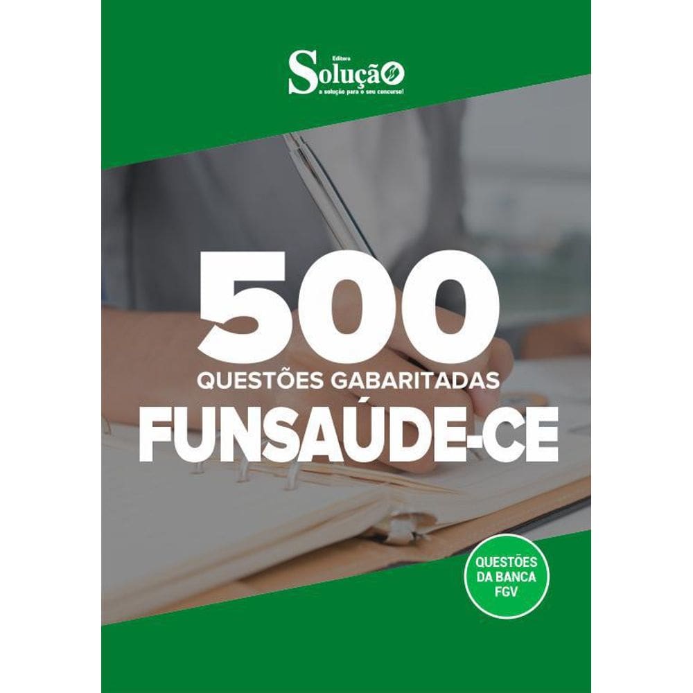 Apostila Caderno De Testes Funsaude Ce