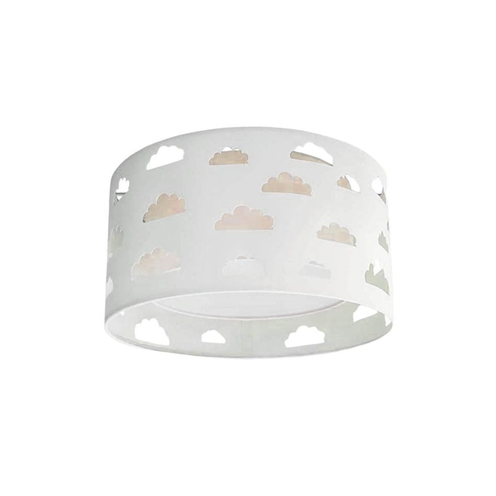 Luminária Infantil Plafon Nuvens Duplo Crú 30X16
