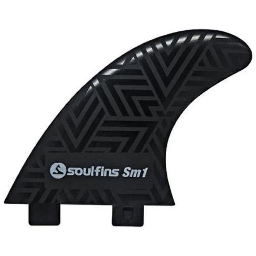 Quilha Sm1 Média - Soul Fins - Preta Encaixe Fcs1