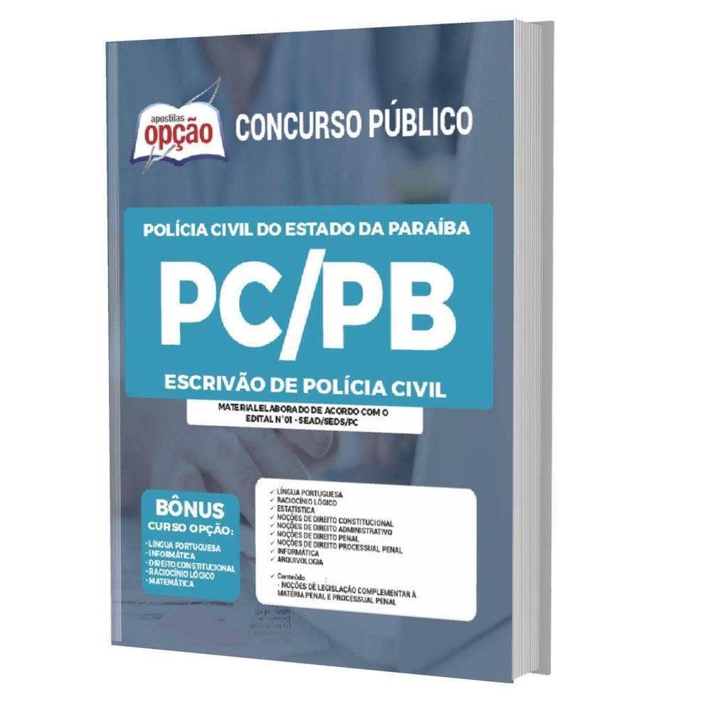 Apostila Pc Pb - Escrivão De Polícia Civil