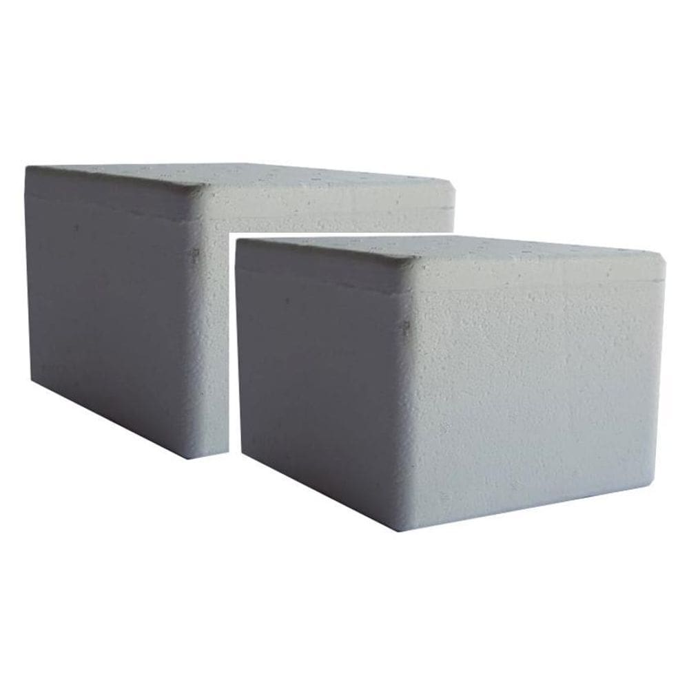 Caixa De Isopor Térmica Sorvete Ou Medicamentos 1Kg 2Und