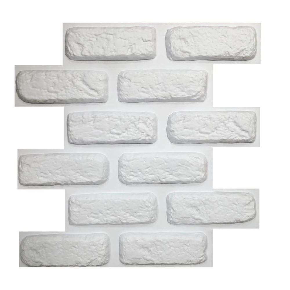 Kit 5M Placas Revestimento De Parede 3D Tijolinho Encaixe