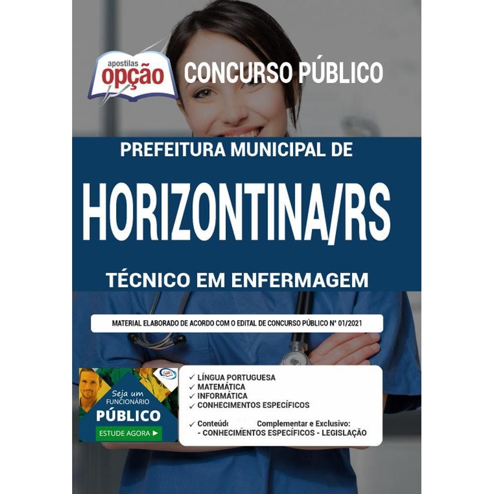 Apostila Concurso Horizontina Rs - Técnico Em Enfermagem