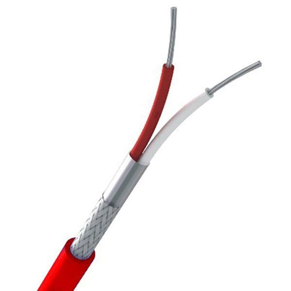 Cabo Microfone Stereo 0,30Mm Sc30 100M Vermelho Santo Angelo