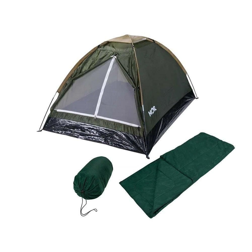 Barraca 2 Pessoas Iglu + Saco De Dormir, Pescaria E Camping