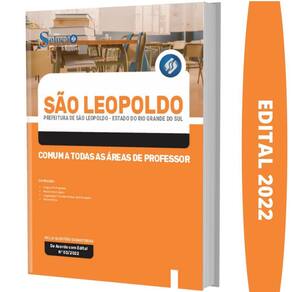 Apostila São Leopoldo Rs - Comum As Áreas De Professor