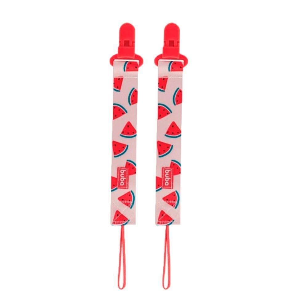 Kit 2 Prendedores Chupeta Infantil Estampado Bico Bebê Clipe