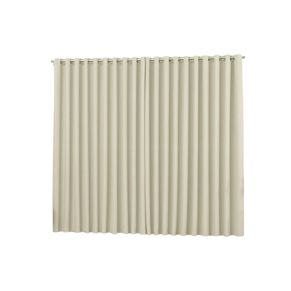 Cortina Blackout Palha Para Sala Quarto Em Tecido 5,00X2,50