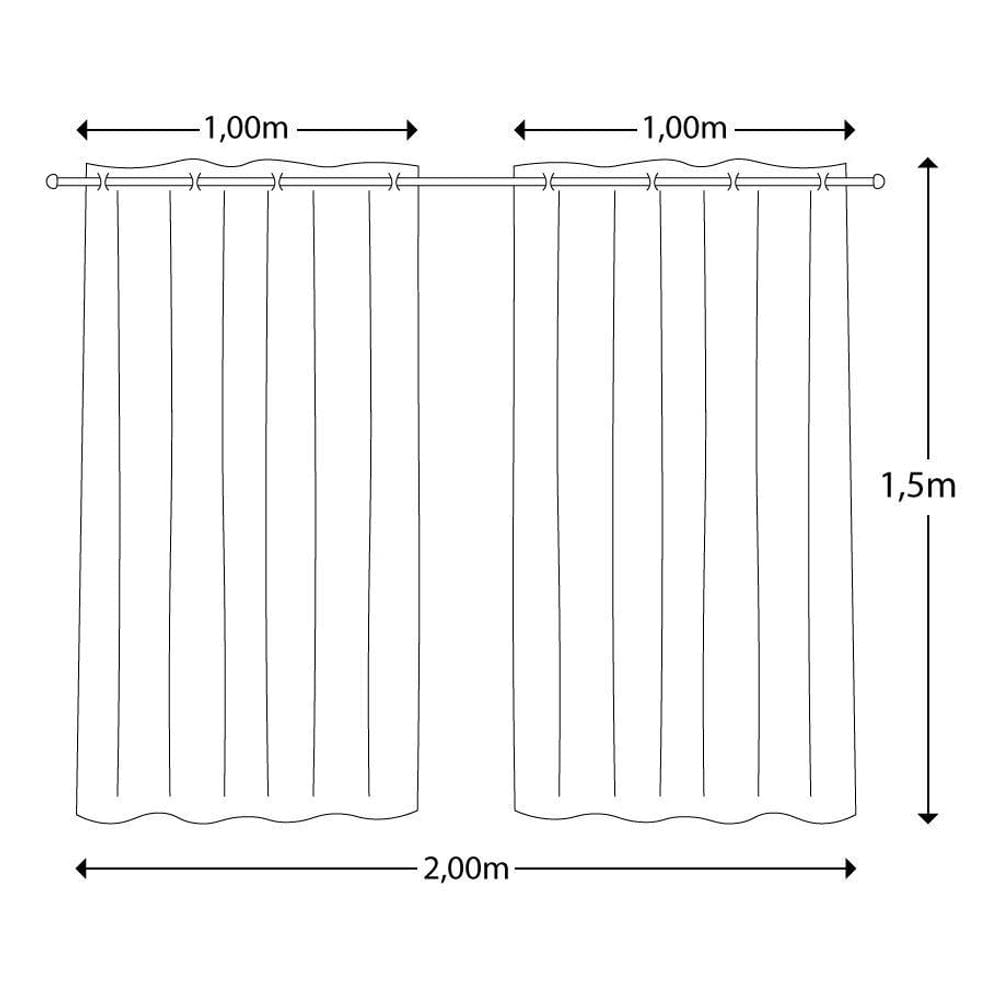 Cortina Quarto Infantil Menina Menino 200X150