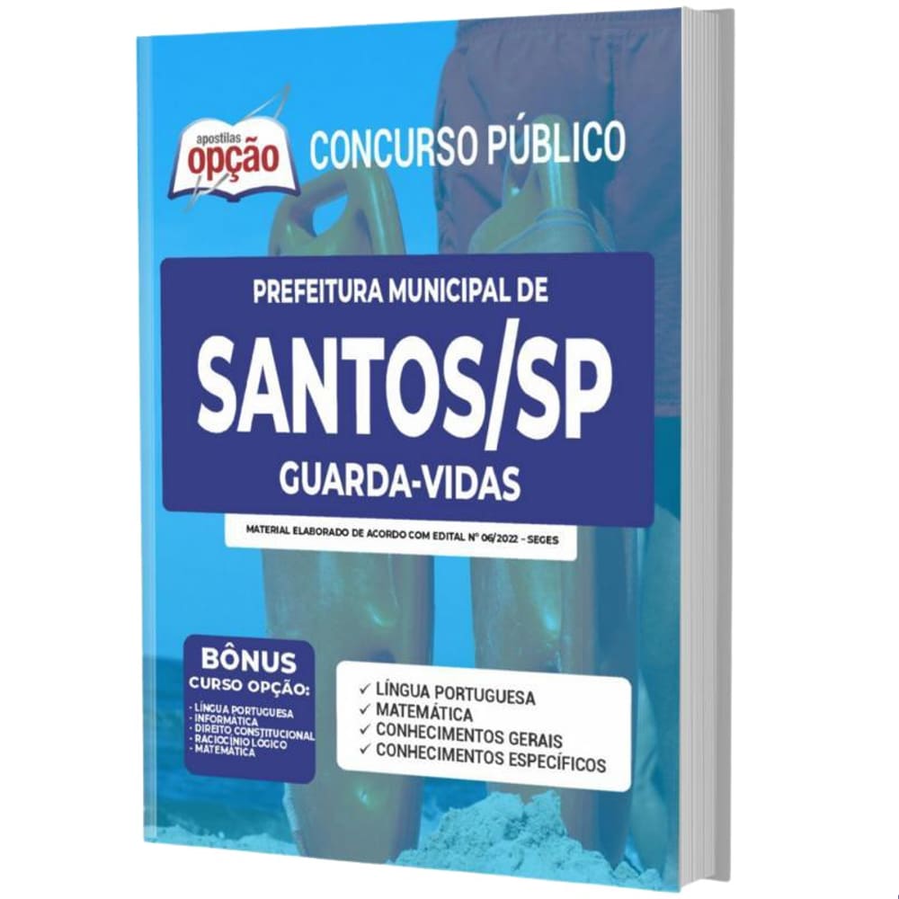 Apostila Prefeitura Santos Sp - Guarda-Vidas
