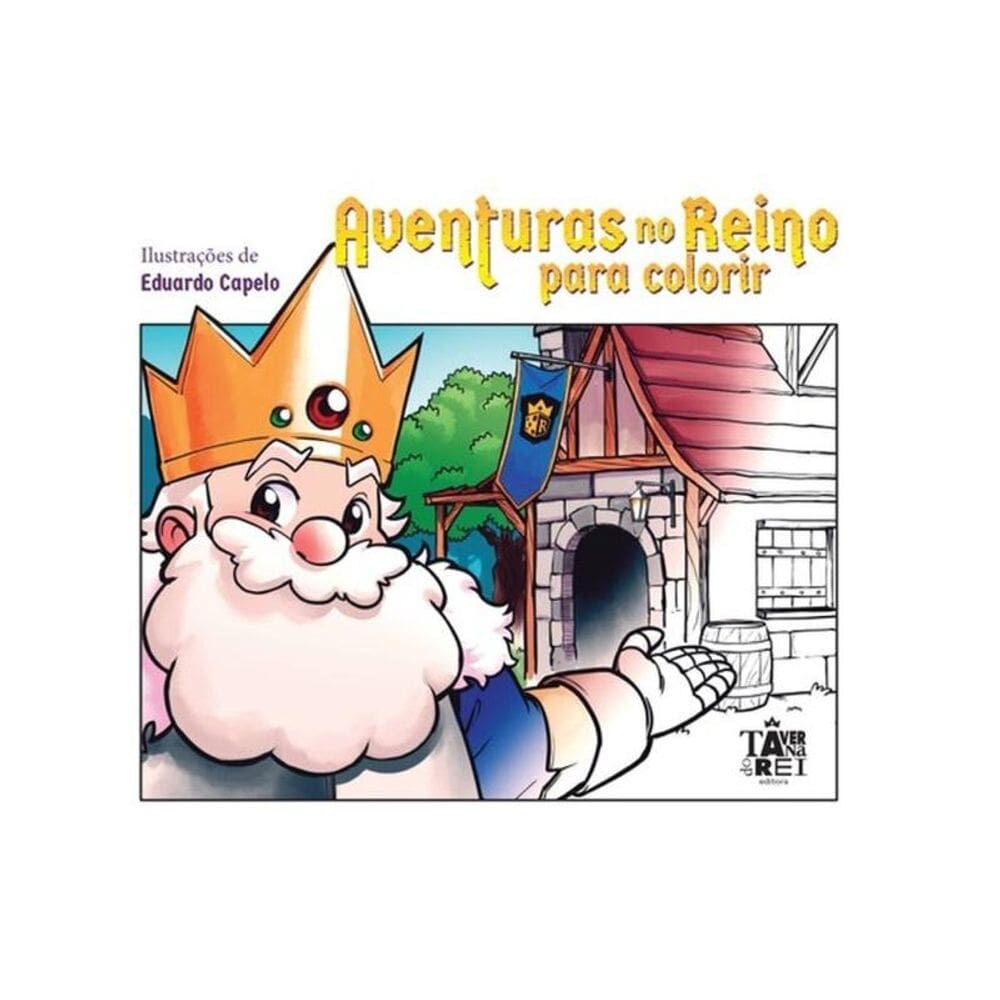 Aventuras No Reino Para Colorir